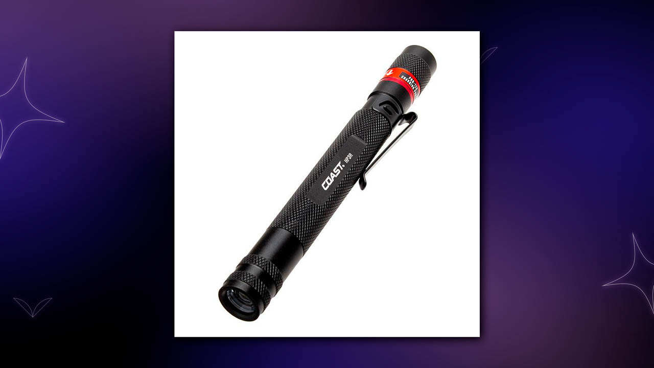 Penlight illuminating a crypto ledger device 