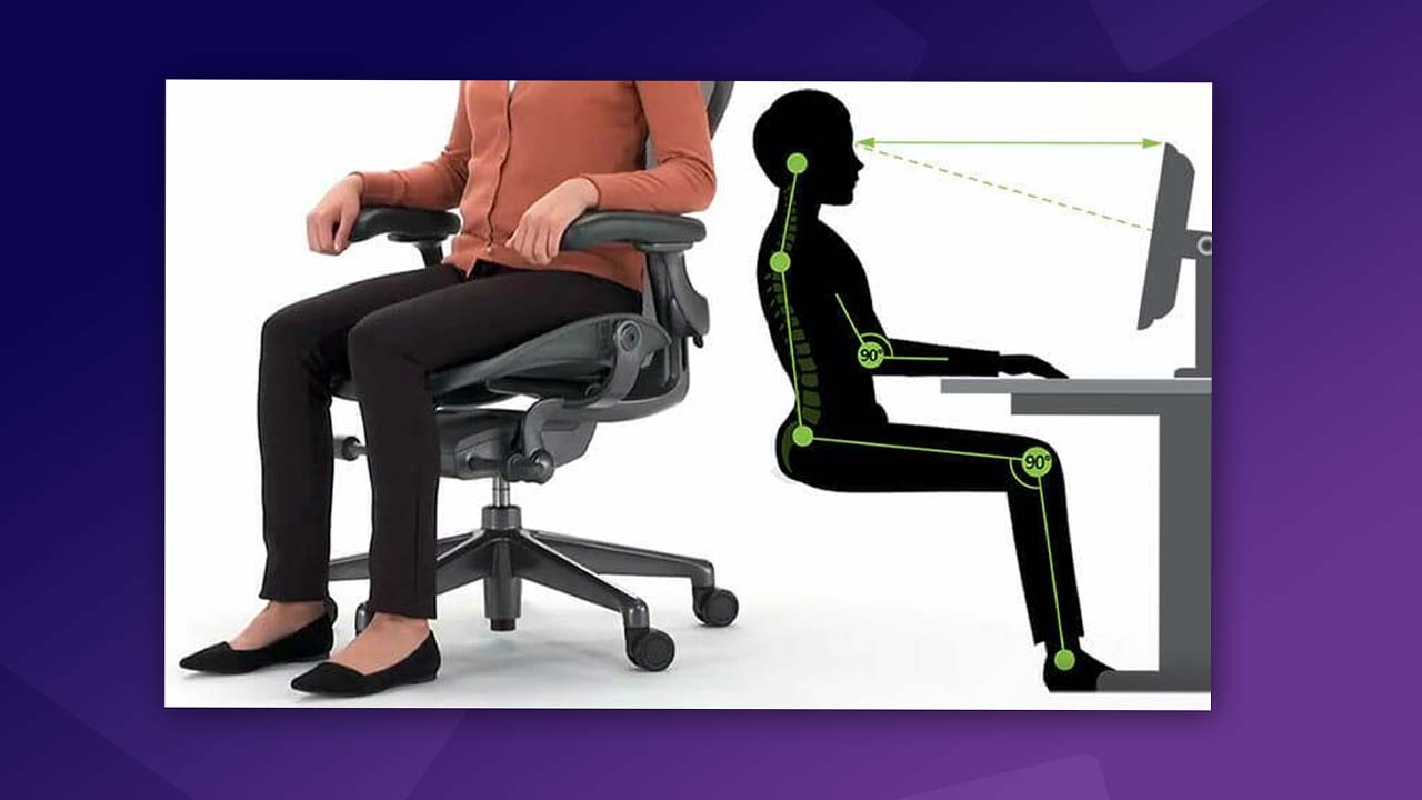 Ergonomic chair with adjustable support for crypto trading desk