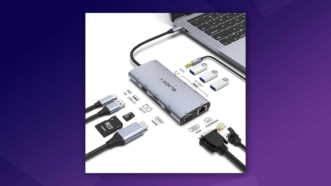Docking station connecting multiple devices for a crypto trader