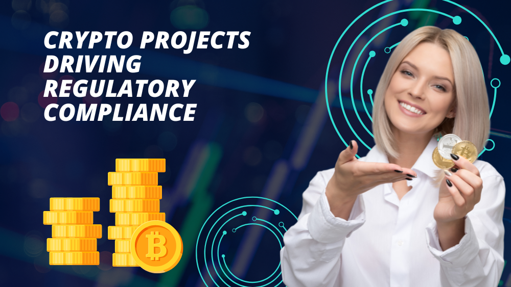 Visual chart showing top crypto projects enabling compliance and regulatory innovation in 2025.